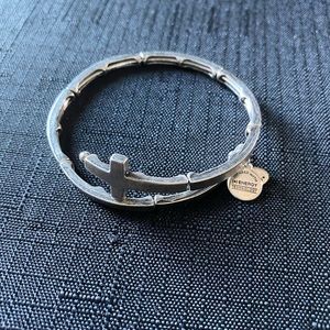 Alex & Ani Cross Metal Wrap